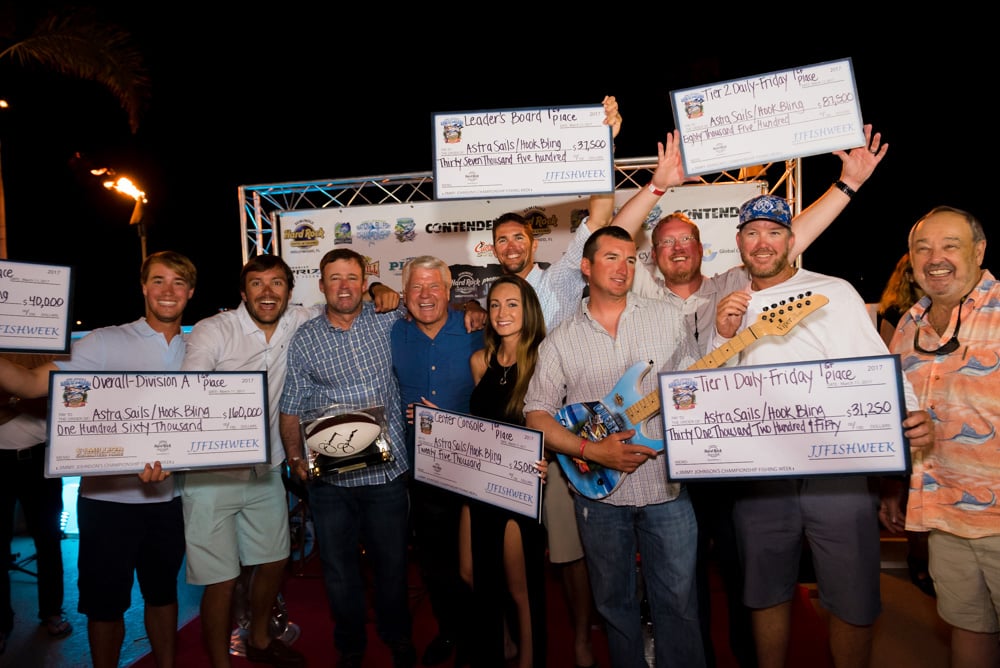 first place team 2017 Jimmy Johnson's National Billfish Championship