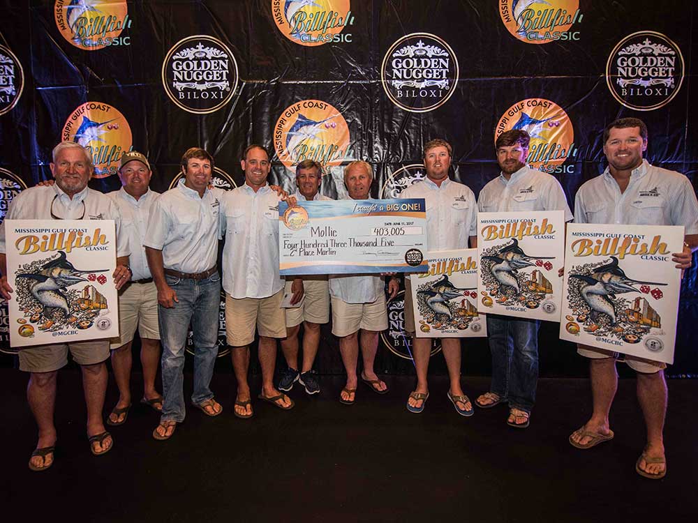 2017 mississippi gulf coast billfish classic second place team