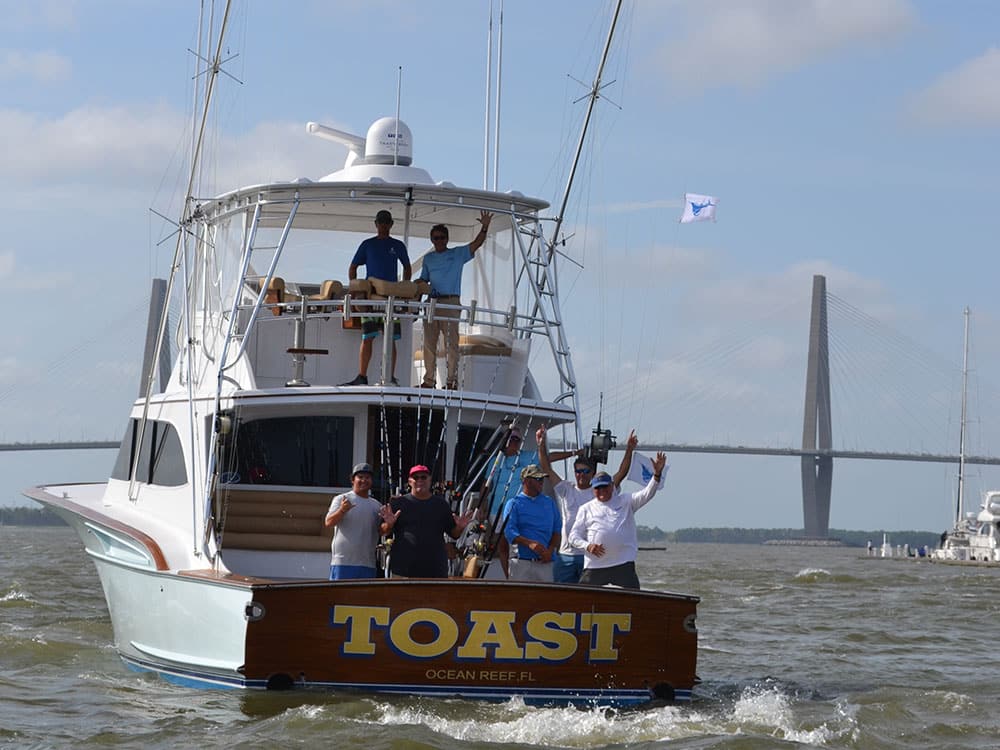 2017 carolina billfish cup first place team toast