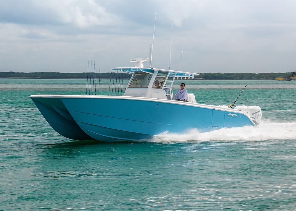 Courtesy Invincible Fishing boat on the water