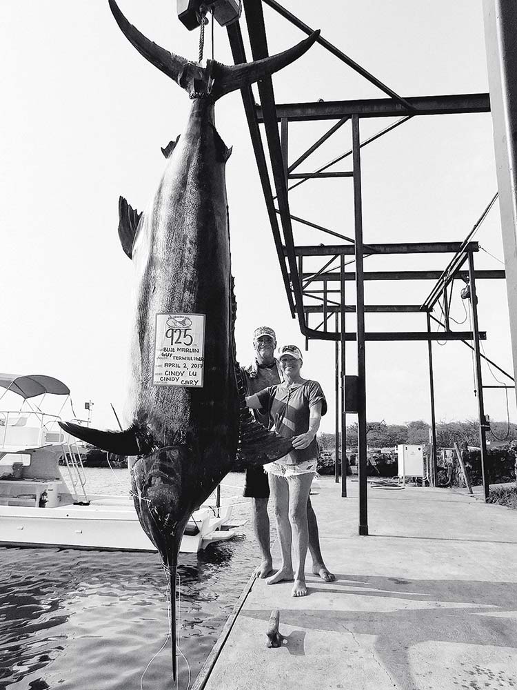 guy terwilliger 925-pound blue marlin
