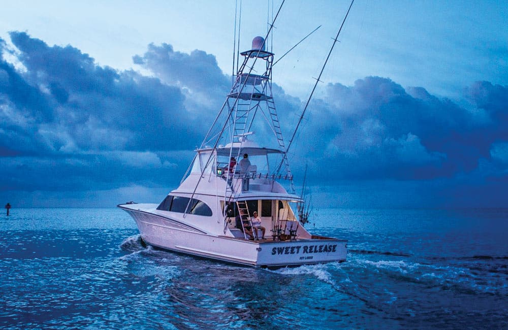 boat fishing for sailfish