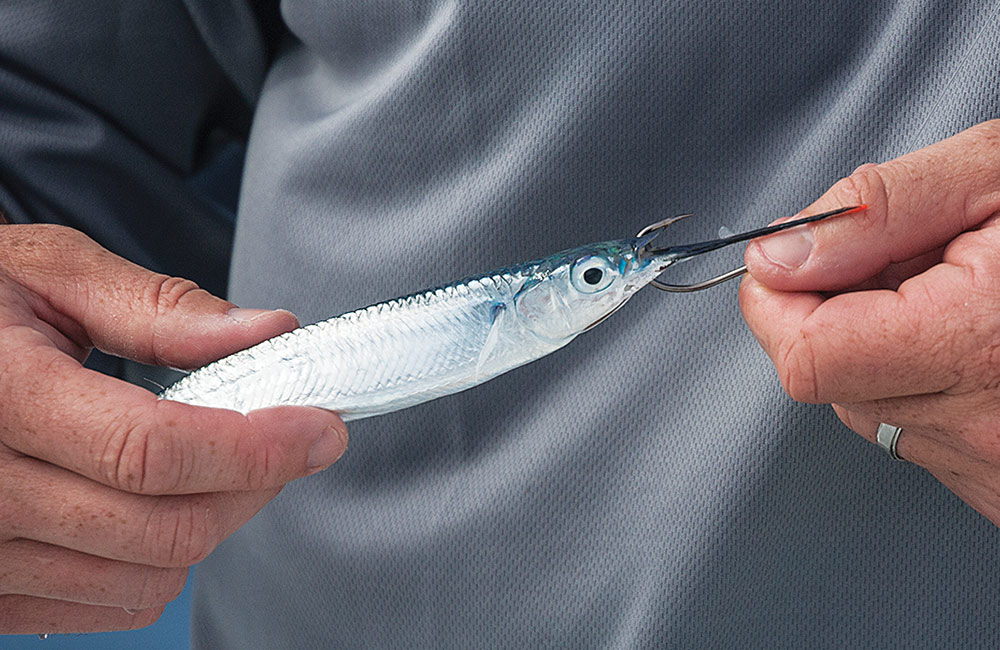 10" Rigged Ballyhoo Trolling Lures (5-Pack) For Mahi, Tuna, Marlin, Wahoo