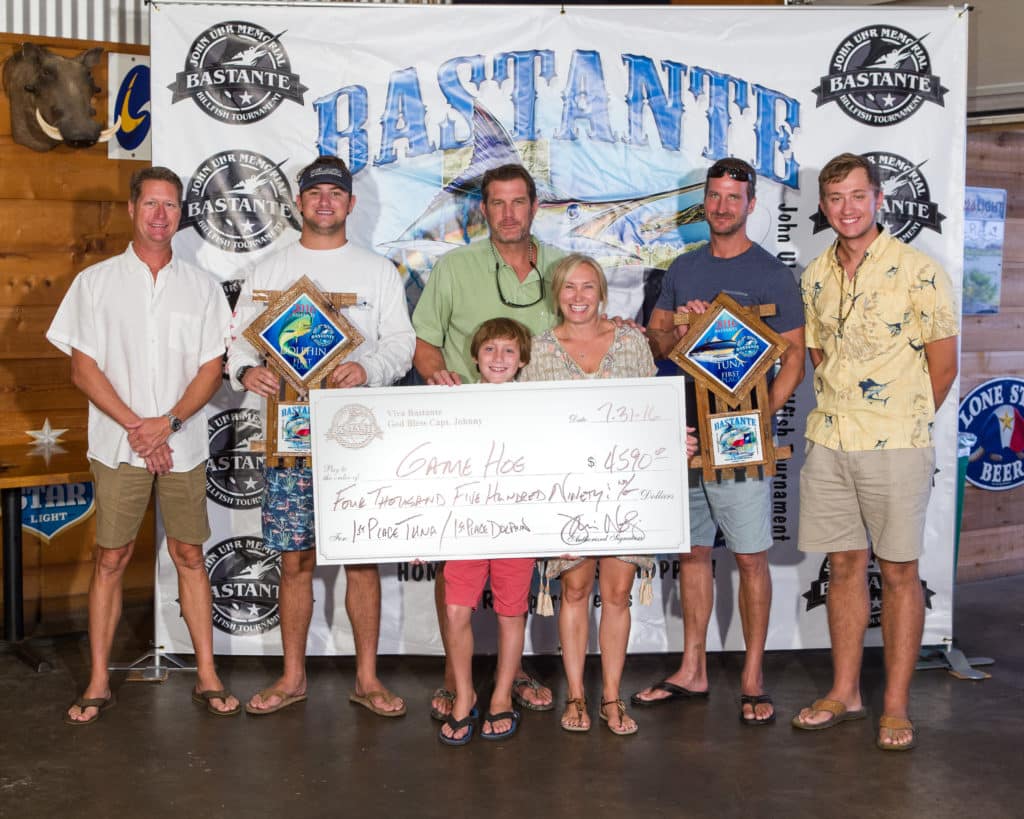 2016 Bastante John Uhr Memorial Billfish Tournament Game Hog awards