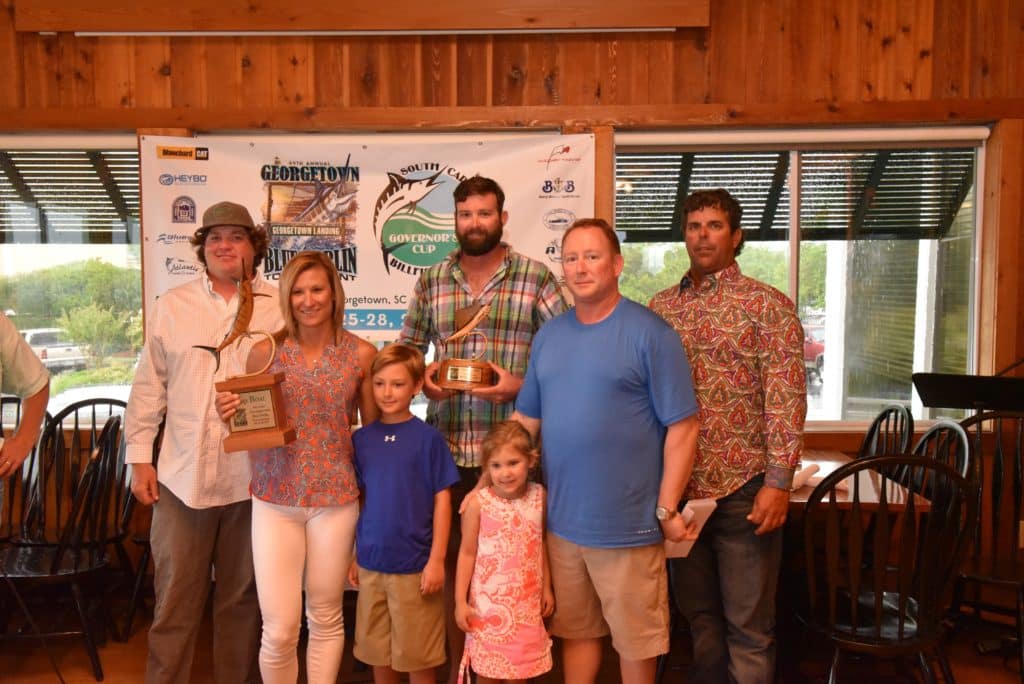 Game On winners 2016 Georgetown Blue Marlin Tournament