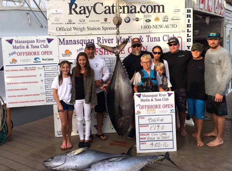 2016 Manasquan River Marlin and Tuna Club goin in deep tuna