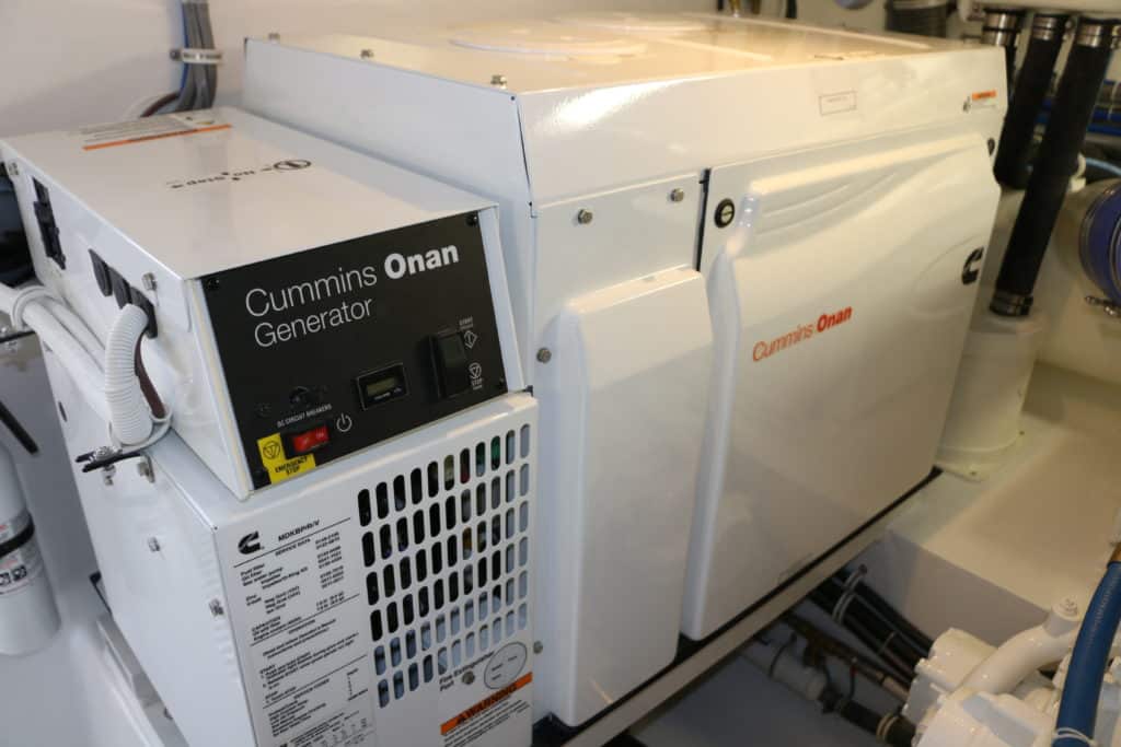 Hatteras GT63 Cummins generator