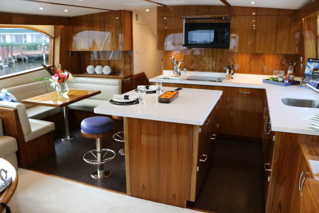 Hatteras GT63 galley