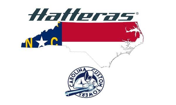 hatteras yachts carolina custom towers partnership