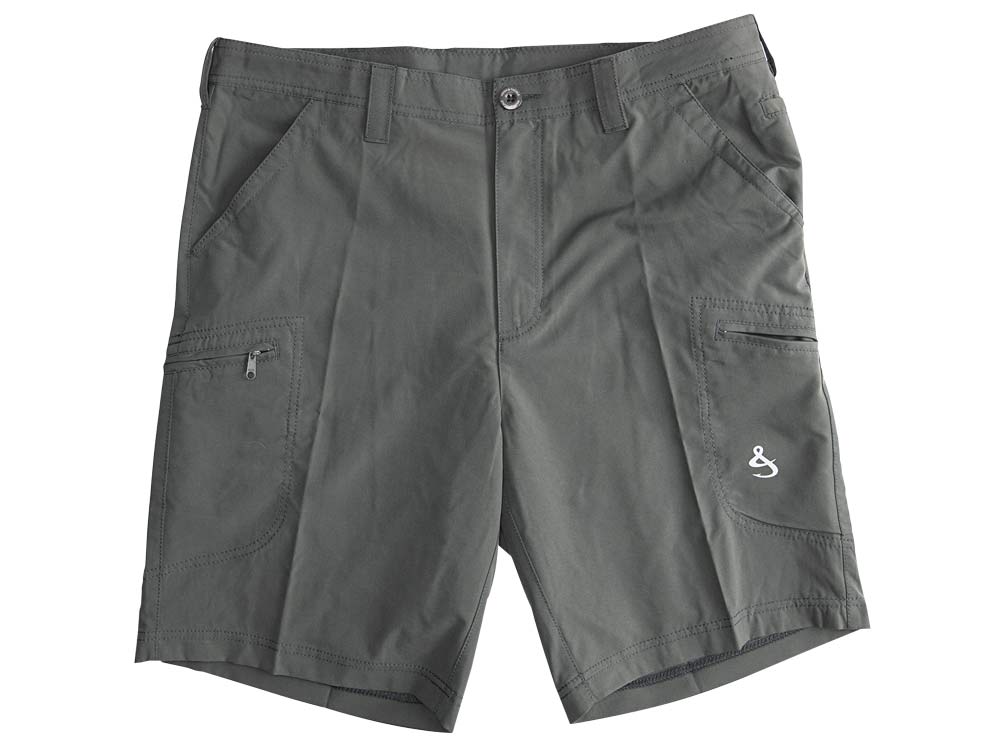 hook and tackle driftwood hybrid shorts