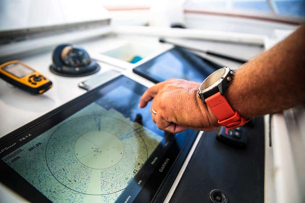 using integrated marine electronics
