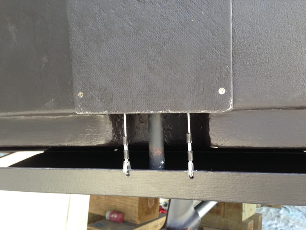 Installing cables on trim tabs
