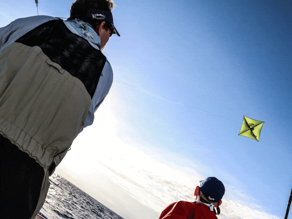kite fishing