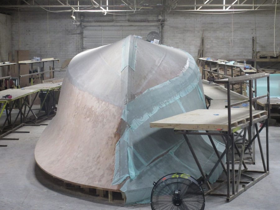 Jarrett Bay 64 foot Contango boat build progress