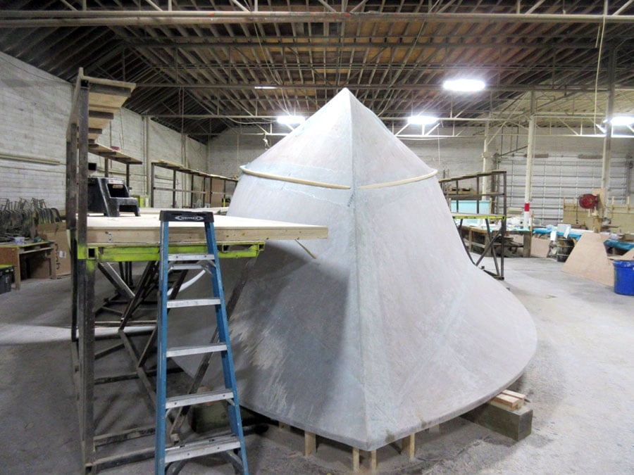 Jarrett Bay 64 foot Contango boat build progress