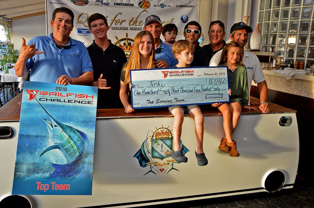 Jichi sport-fishing team in South Florida