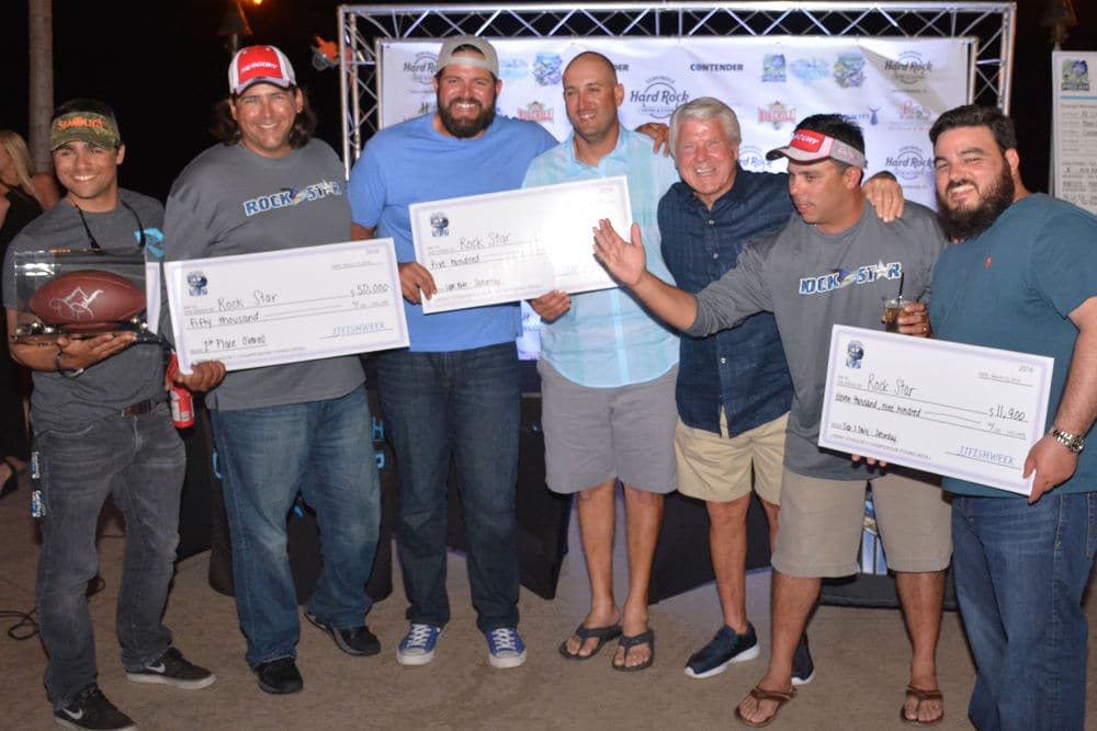 Jimmy Johnson's National Billfish Championship rock star 2016 first place team