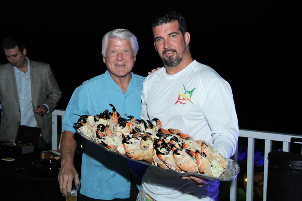 Jimmy Johnson's National Billfish Championship stone crabs