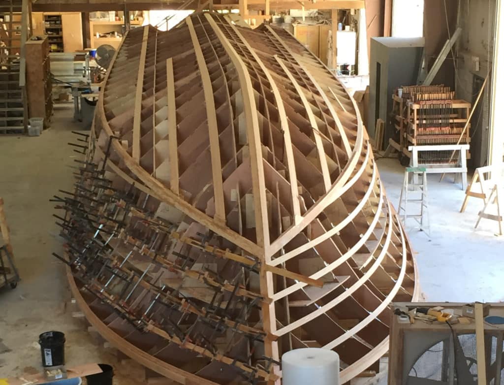 Jim Smith 60-foot Walkaround boat build