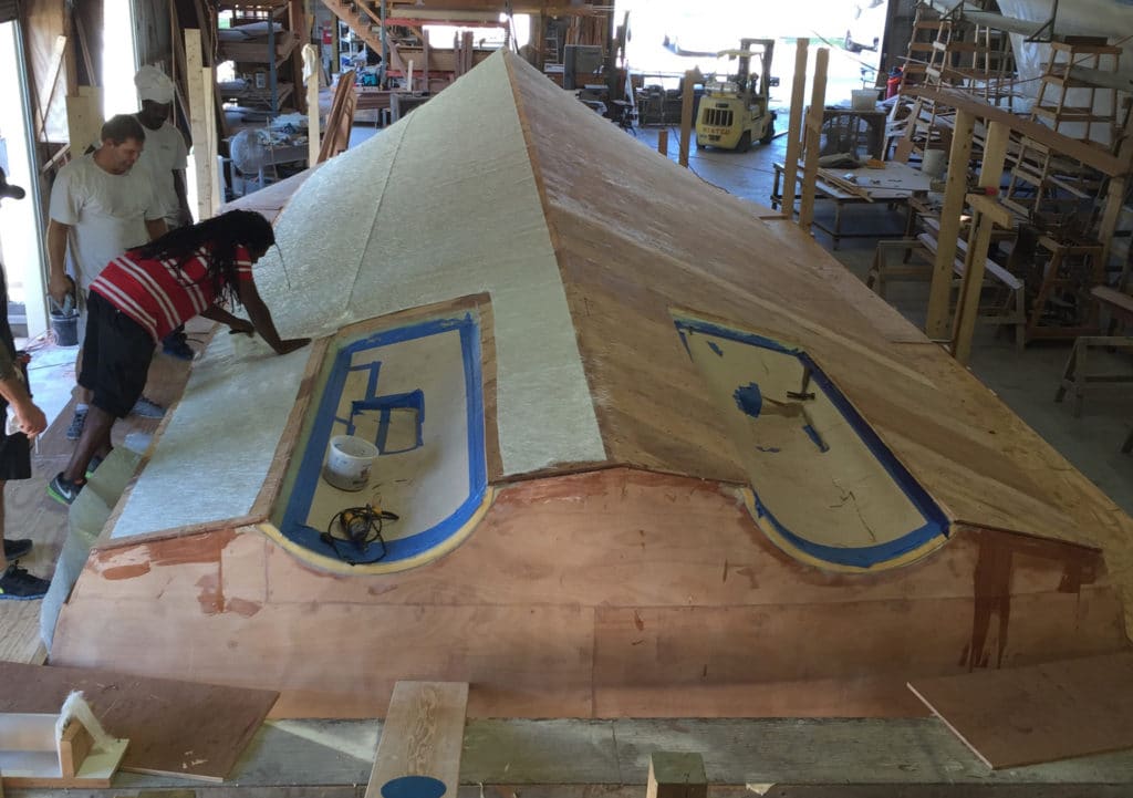 Jim Smith 60-foot Walkaround boat build