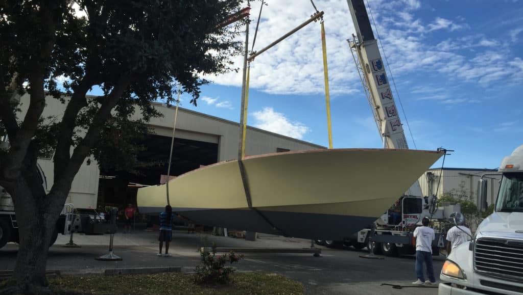 Jim Smith 60-foot Walkaround boat build