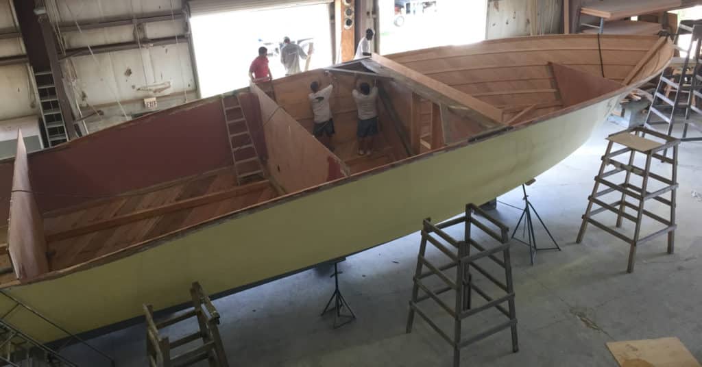 Jim Smith 60-foot Walkaround boat build