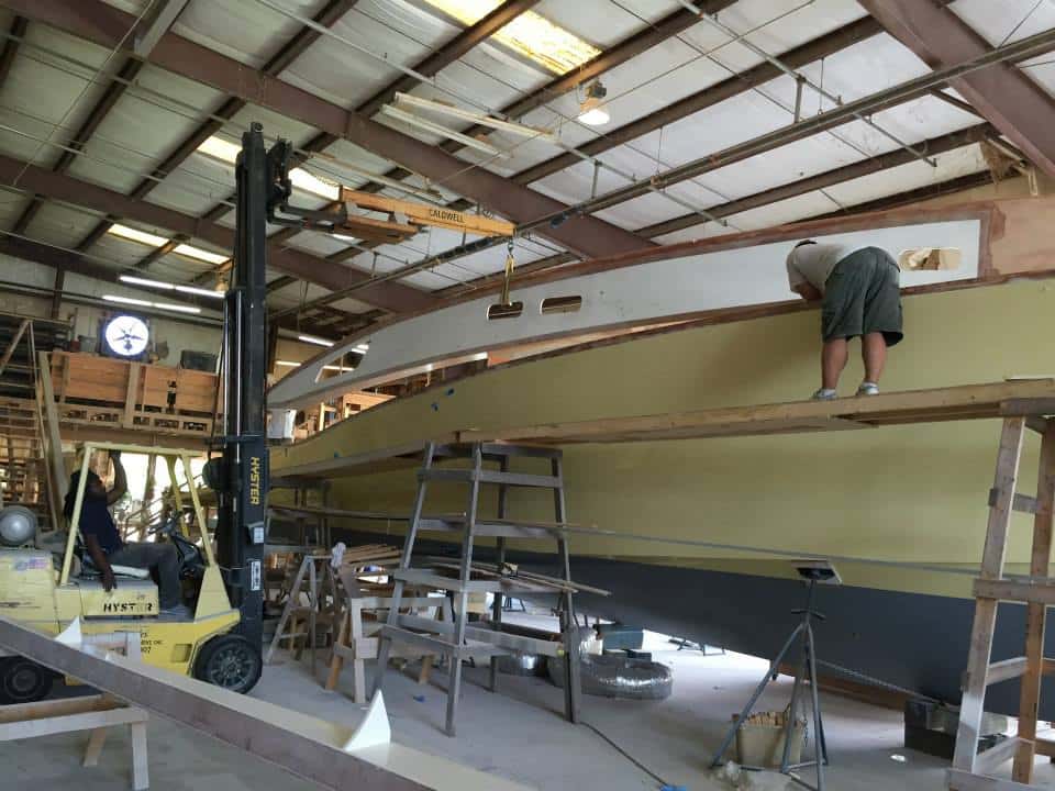 Jim Smith 60-foot Walkaround boat build