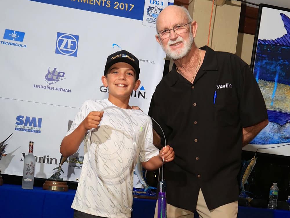 2017 Abaco Beach Blue Marlin Tournament top junior angler