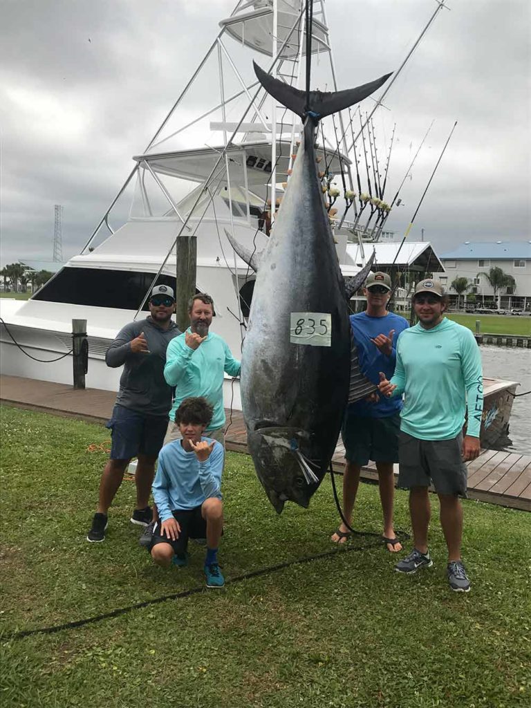 Kaleb Richardson giant bluefin tuna gulf of mexico on whoo dat