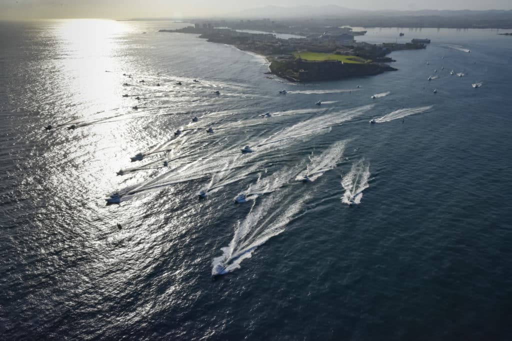2016 International Billfish Tournament Club Nautico de San Juan shotgun start