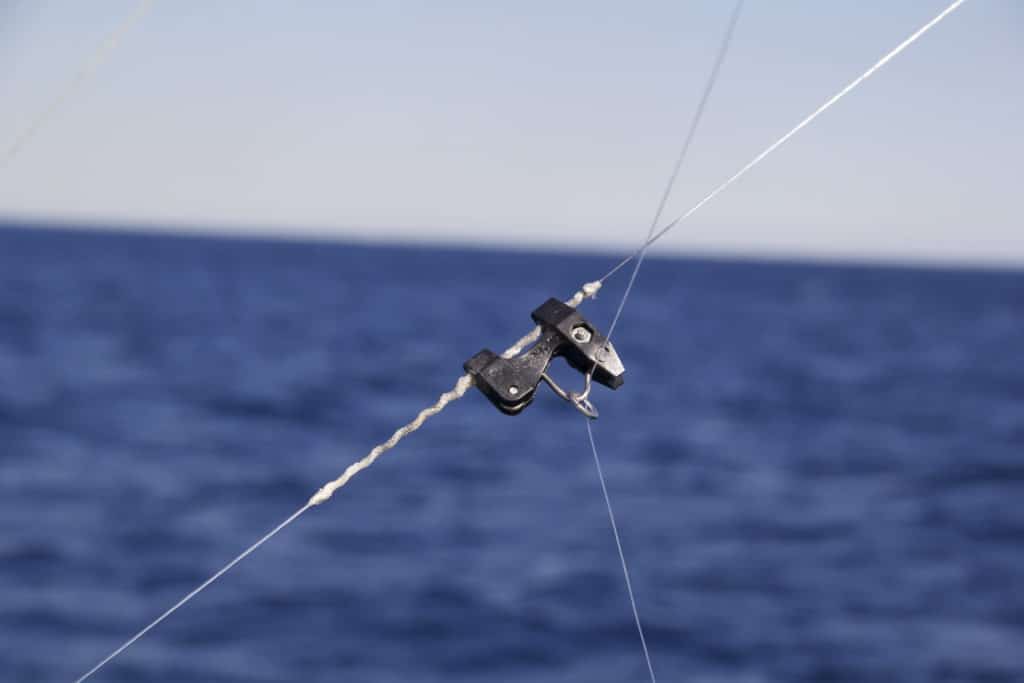 clips on fishing boat