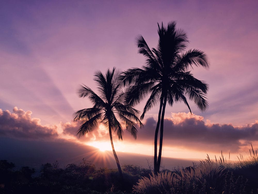 kona hawaii sunset