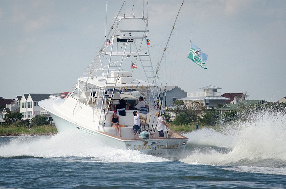 Legal Holiday fishing boat