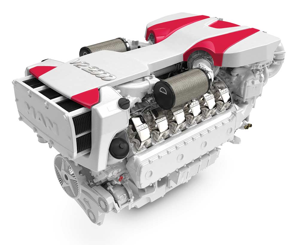 man engines 1300 hp v8