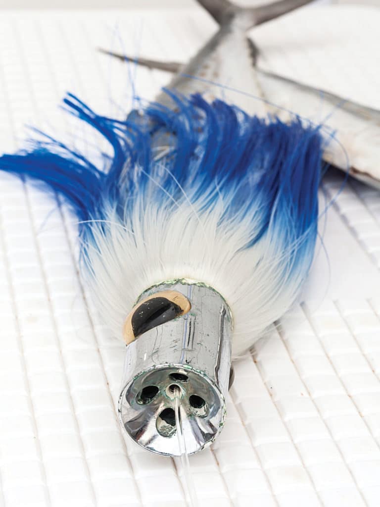 fishing lures Ilander blue and white