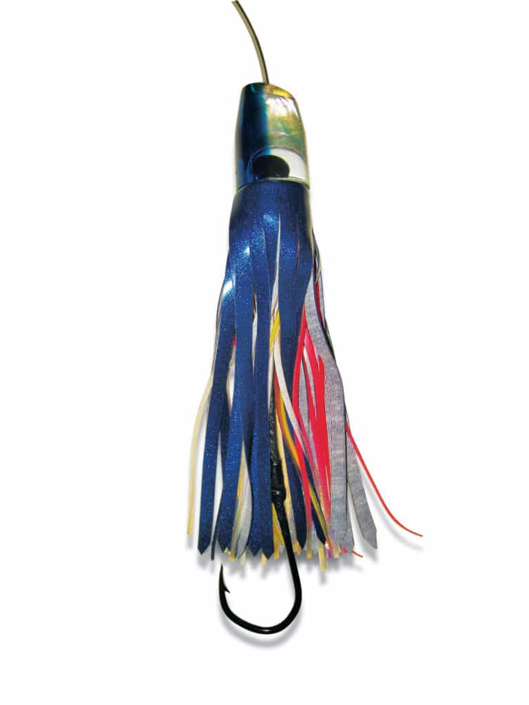 Single-hook lure rig for marlin