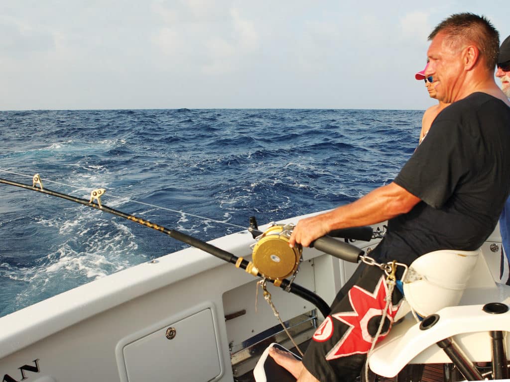 Drag pressure for fighting fish