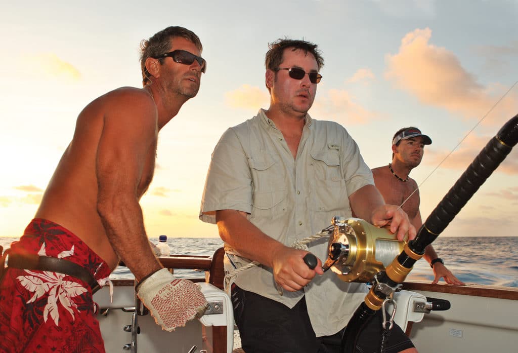 fishing for black marlin