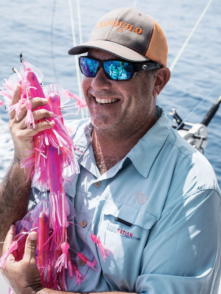 Bill Pino Squidnation photo with pink squids