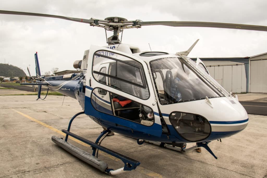 Helicopter transport in Panama