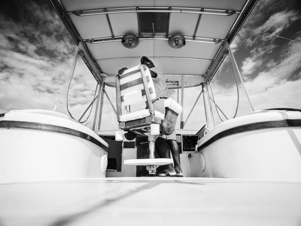 Crew on fishing boat