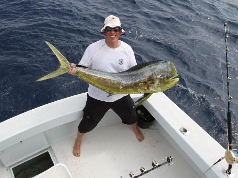 fishing for mahi