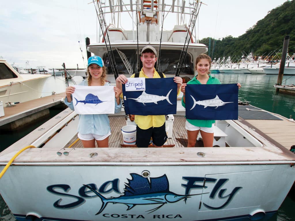 sea fly triplet grand slam los suenos costa rica marlin sailfish fishing