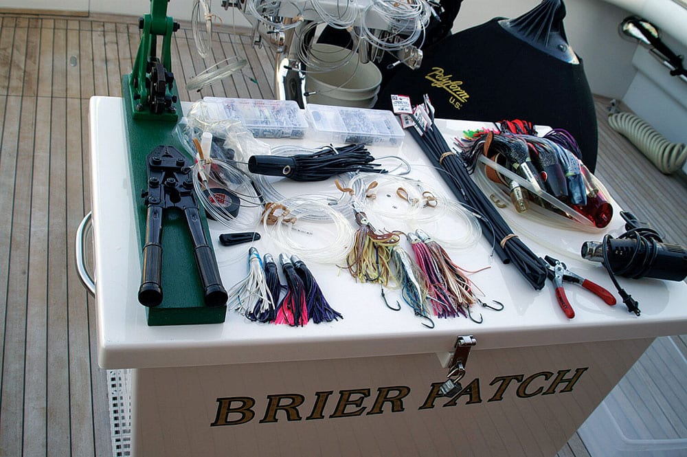 cockpit tools for sport-fishing boat