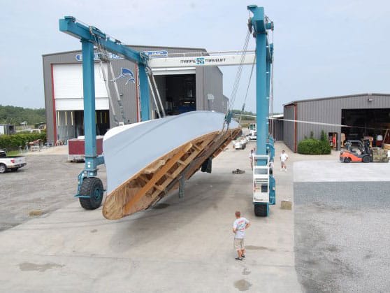 Bayliss 64-foot Parranda boat build