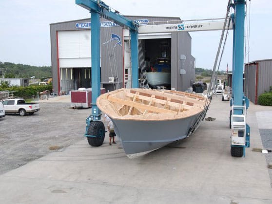 Bayliss 64-foot Parranda boat build