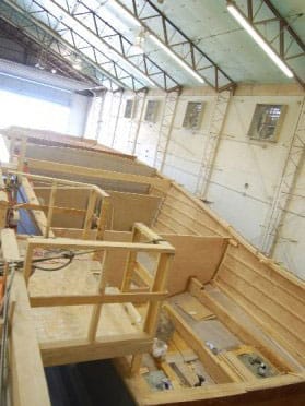 Bayliss 64-foot Parranda boat build