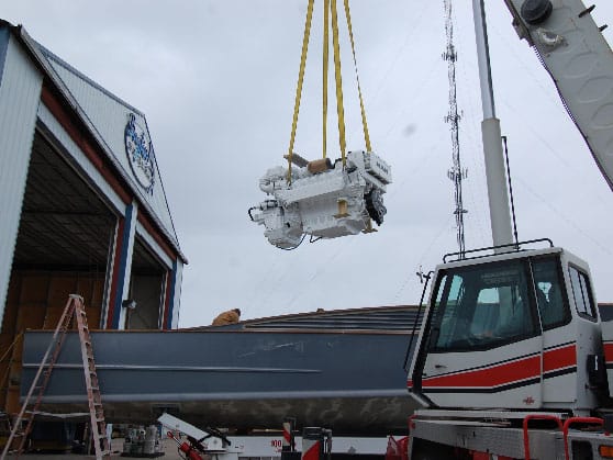 Bayliss 64-foot Parranda boat build
