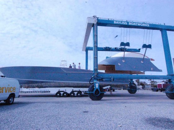 Bayliss 64-foot Parranda boat build