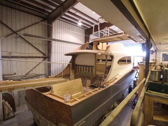 Bayliss 64-foot Parranda boat build